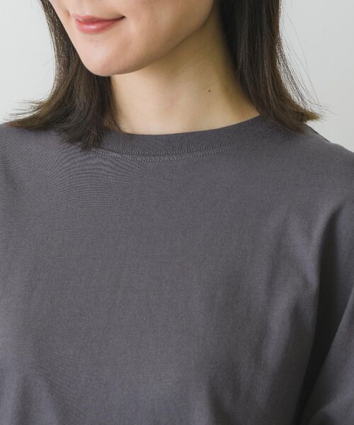 RETRO GIRL(レトロガール)の「袖ロゴBIGロンTee(Tシャツ/カットソー・レディース・ダークグレー/ブルー/イエロー/ホワイト・FREE)」の19枚目の写真