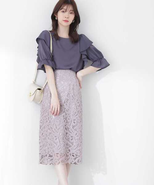 Proportion Body Dressing❤︎大人フラワーレーススカート PROPORTION BODY DRESSING（プロポーションボディドレッシング