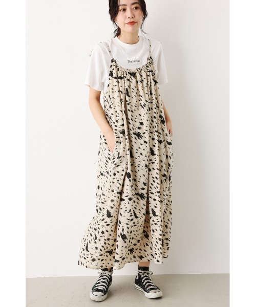 RODEO CROWNS WIDE BOWL(ロデオクラウンズワイドボウル)の「Tシャツ&ギャザーキャミワンピースSET(ワンピース・レディース・ブラック/オレンジ系その他/グリーン/ベージュ系その他・FREE)」の13枚目の写真