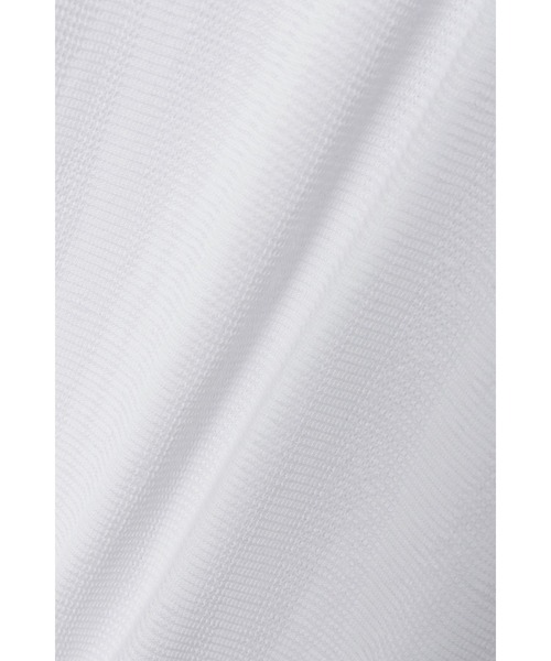 HIGH STREET(ハイストリート)の「HIGH STREET∴ウェーブJQ半袖VネックTシャツ(Tシャツ/カットソー・メンズ・ホワイト/ライトグリーン/ブルー系2・M/L/LL)」の4枚目の写真
