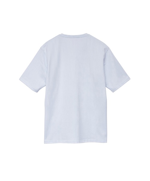 HIGH STREET(ハイストリート)の「HIGH STREET∴ウェーブJQ半袖VネックTシャツ(Tシャツ/カットソー・メンズ・ホワイト/ライトグリーン/ブルー系2・M/L/LL)」の11枚目の写真