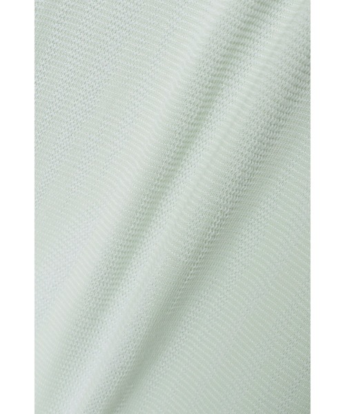 HIGH STREET(ハイストリート)の「HIGH STREET∴ウェーブJQ半袖VネックTシャツ(Tシャツ/カットソー・メンズ・ホワイト/ライトグリーン/ブルー系2・M/L/LL)」の8枚目の写真