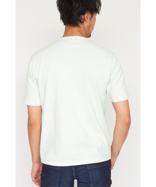 HIGH STREET∴ウェーブJQ半袖VネックTシャツ セール】HIGH STREET∴ウェーブJQ半袖VネックTシャツ（Tシャツ