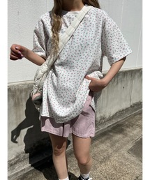 WC | フラワー柄ビッグTシャツ(Tシャツ/カットソー)