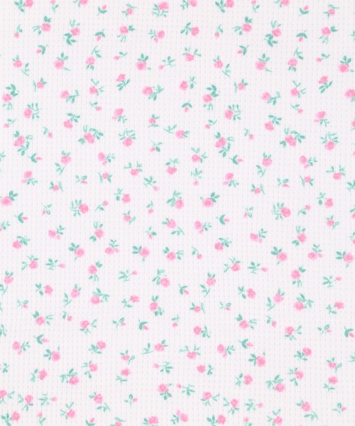 WC(ダブル シー)の「フラワー柄ビッグTシャツ(Tシャツ/カットソー・レディース・サックスブルー/ピンク/オレンジ・FREE)」の12枚目の写真