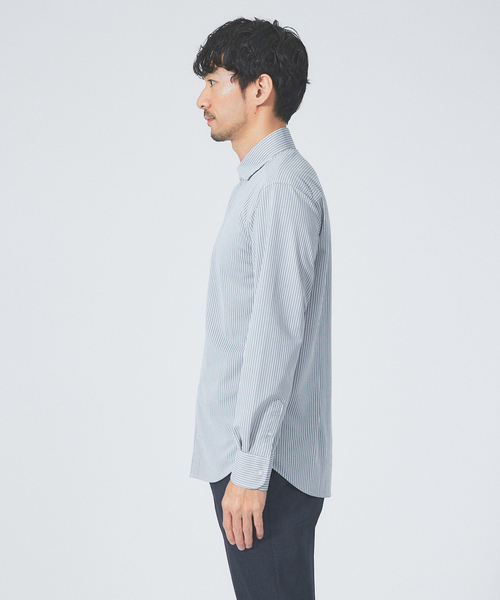 ABAHOUSE GRAY（アバハウスグレイ）の「【Comfeel】吸水速乾 長袖シャツ（シャツ/ブラウス・メンズ・サックスブルー/ホワイト/ブルー系その他2/ブルー系その他3/ブルー系その他・44/46/48/50）」の8枚目の写真