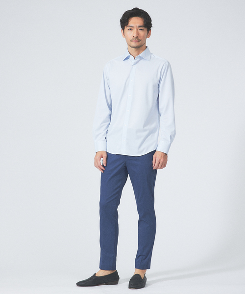 ABAHOUSE GRAY（アバハウスグレイ）の「【Comfeel】吸水速乾 長袖シャツ（シャツ/ブラウス・メンズ・サックスブルー/ホワイト/ブルー系その他2/ブルー系その他3/ブルー系その他・44/46/48/50）」の17枚目の写真