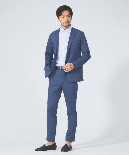 ABAHOUSE GRAY（アバハウスグレイ）の「【Comfeel】吸水速乾 長袖シャツ（シャツ/ブラウス・メンズ・サックスブルー/ホワイト/ブルー系その他2/ブルー系その他3/ブルー系その他・44/46/48/50）」の19枚目の写真