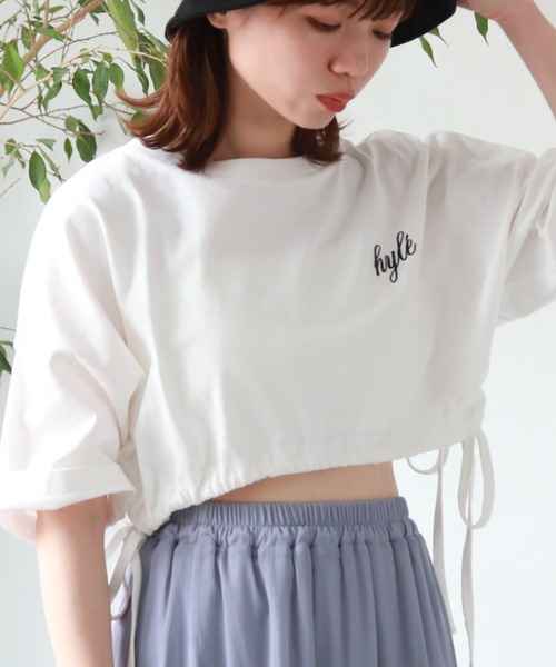 archives（アルシーヴ）の「ドロストＴシャツ（Tシャツ/カットソー・レディース・ブラック/ホワイト/オフホワイト・MEDIUM）」の10枚目の写真