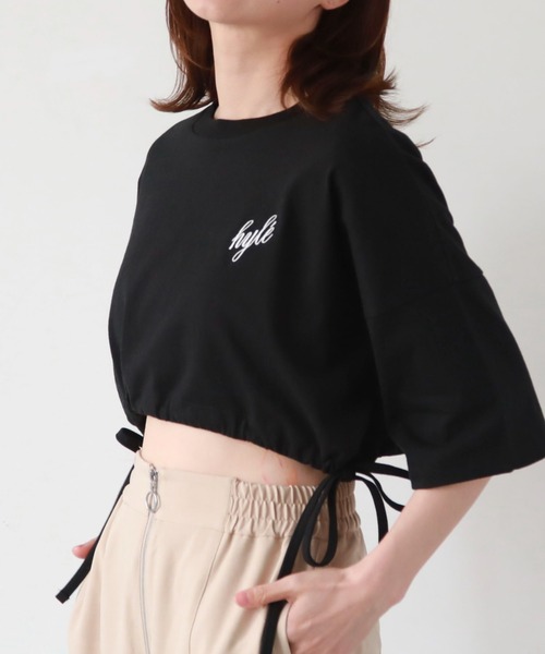 archives（アルシーヴ）の「ドロストＴシャツ（Tシャツ/カットソー・レディース・ブラック/ホワイト/オフホワイト・MEDIUM）」の17枚目の写真