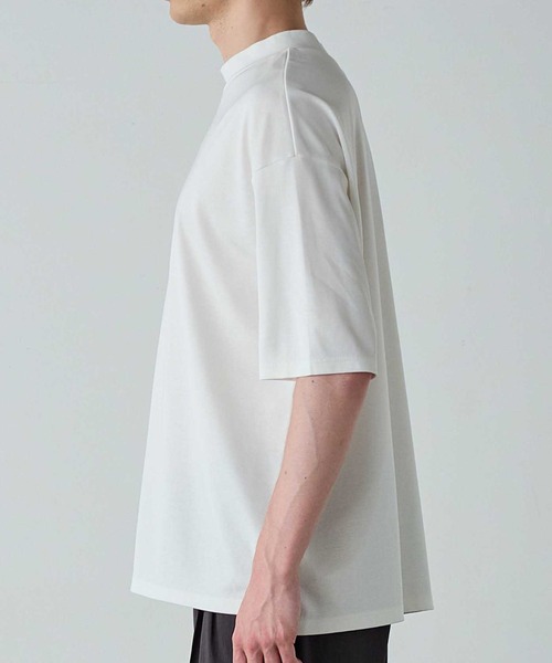 UNITED TOKYO（ユナイテッドトウキョウ）の「テクノラマモックネックTEE（Tシャツ/カットソー・メンズ・グレー/ブラック/ホワイト・1/2/3）」の17枚目の写真