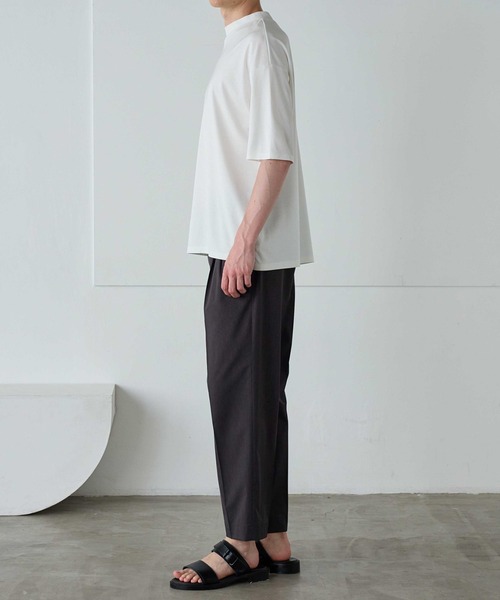 UNITED TOKYO（ユナイテッドトウキョウ）の「テクノラマモックネックTEE（Tシャツ/カットソー・メンズ・グレー/ブラック/ホワイト・1/2/3）」の19枚目の写真