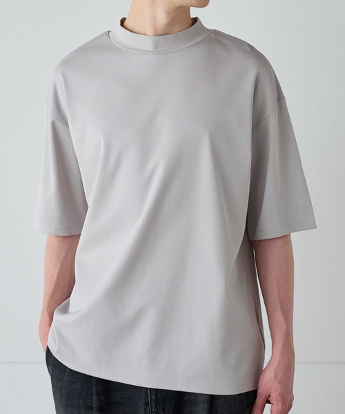 UNITED TOKYO（ユナイテッドトウキョウ）の「テクノラマモックネックTEE（Tシャツ/カットソー・メンズ・グレー/ブラック/ホワイト・1/2/3）」の21枚目の写真