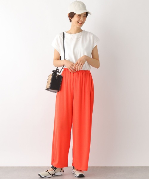 LEPSIM（レプシィム）の「フレンチスリーブプルオーバー　163544（Tシャツ/カットソー・レディース・ブラック/オフホワイト/ブラウン/ブルー・FREE）」の5枚目の写真