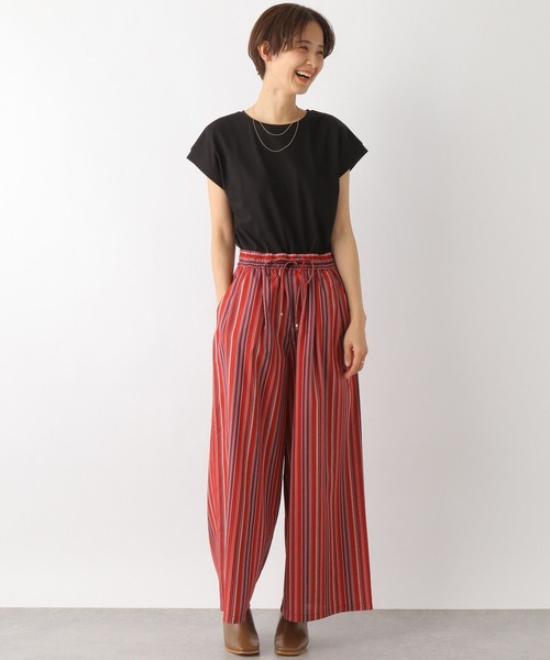 LEPSIM（レプシィム）の「フレンチスリーブプルオーバー　163544（Tシャツ/カットソー・レディース・ブラック/オフホワイト/ブラウン/ブルー・FREE）」の20枚目の写真