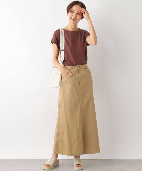 LEPSIM（レプシィム）の「フレンチスリーブプルオーバー　163544（Tシャツ/カットソー・レディース・ブラック/オフホワイト/ブラウン/ブルー・FREE）」の17枚目の写真