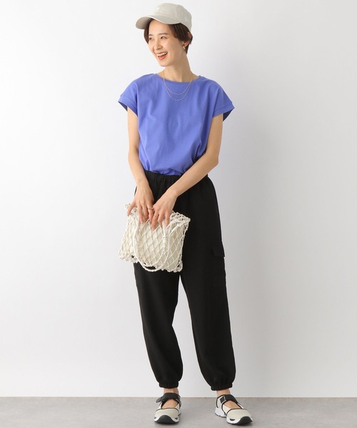 LEPSIM（レプシィム）の「フレンチスリーブプルオーバー　163544（Tシャツ/カットソー・レディース・ブラック/オフホワイト/ブラウン/ブルー・FREE）」の21枚目の写真