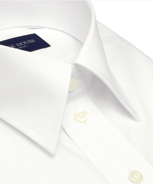 TOKYO SHIRTS(トウキョウシャツ)の「形態安定ノーアイロン レギュラー 白無地ベーシック 長袖ビジネスワイシャツ(ビジネスシャツ・メンズ・ホワイト・首回り42cm-裄丈86cm/首回り43cm-裄丈82cm/首回り43cm-裄丈86cm/首回り37cm-裄丈84cm/首回り37cm-裄丈80cm/首回り39cm-裄丈80cm/首回り39cm-裄丈84cm/首回り41cm-裄丈82cm/首回り41cm-裄丈86cm/首回り42cm-裄丈82cm)」の3枚目の写真