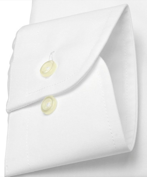 TOKYO SHIRTS(トウキョウシャツ)の「形態安定ノーアイロン レギュラー 白無地ベーシック 長袖ビジネスワイシャツ(ビジネスシャツ・メンズ・ホワイト・首回り42cm-裄丈86cm/首回り43cm-裄丈82cm/首回り43cm-裄丈86cm/首回り37cm-裄丈84cm/首回り37cm-裄丈80cm/首回り39cm-裄丈80cm/首回り39cm-裄丈84cm/首回り41cm-裄丈82cm/首回り41cm-裄丈86cm/首回り42cm-裄丈82cm)」の2枚目の写真