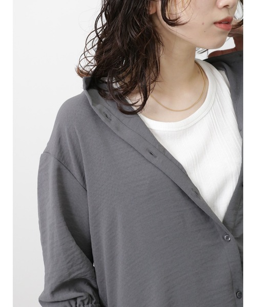 Samansa Mos2 blue（サマンサモスモスブルー）の「ランダムテレコタンクトップ（タンクトップ・レディース・ブラック/オフホワイト/ブルー・MEDIUM/LARGE）」の2枚目の写真