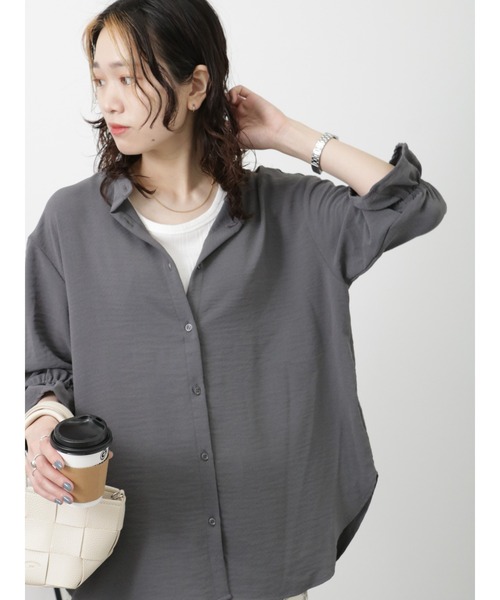 Samansa Mos2 blue（サマンサモスモスブルー）の「ランダムテレコタンクトップ（タンクトップ・レディース・ブラック/オフホワイト/ブルー・MEDIUM/LARGE）」の5枚目の写真