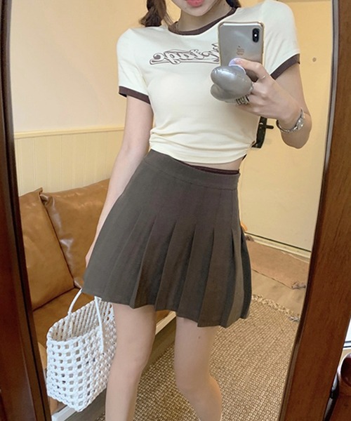 HALEY PESCA(ヘーリーペスカ)の「HALEY PESCA/ウエストデザイン ロゴTシャツ(Tシャツ/カットソー・レディース・ブラック/アイボリー・MEDIUM/LARGE)」の10枚目の写真
