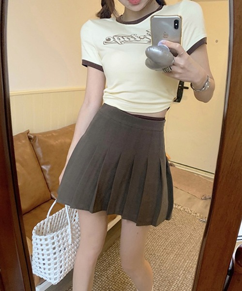HALEY PESCA(ヘーリーペスカ)の「HALEY PESCA/ウエストデザイン ロゴTシャツ(Tシャツ/カットソー・レディース・ブラック/アイボリー・MEDIUM/LARGE)」の14枚目の写真