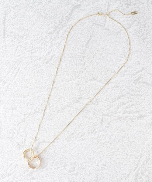 SHOO・LA・RUE（シューラルー）の「◆シェルリングスライダーネックレス（ネックレス・レディース・ピンクゴールド/ゴールド/シルバー・00）」の5枚目の写真