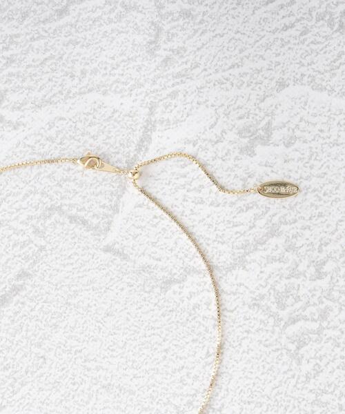 SHOO・LA・RUE（シューラルー）の「◆シェルリングスライダーネックレス（ネックレス・レディース・ピンクゴールド/ゴールド/シルバー・00）」の6枚目の写真