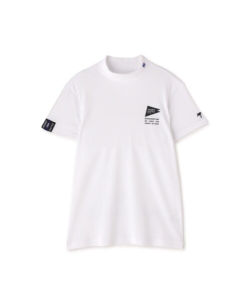 PEARLY GATES（パーリーゲイツ）の「【PEARLY GATES】シアサッカーバーズアイ 半袖ハイネックカットソー（Tシャツ/カットソー・レディース・ホワイト/ネイビー/ピンク系その他・SMALL/MEDIUM/LARGE）」の18枚目の写真