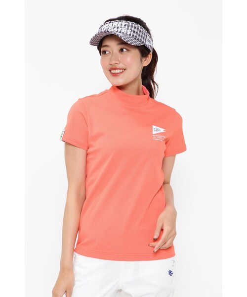 PEARLY GATES（パーリーゲイツ）の「【PEARLY GATES】シアサッカーバーズアイ 半袖ハイネックカットソー（Tシャツ/カットソー・レディース・ホワイト/ネイビー/ピンク系その他・SMALL/MEDIUM/LARGE）」の20枚目の写真