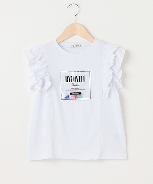 セール】ビーズ入りPVCパッチTシャツ（Tシャツ/カットソー）｜by