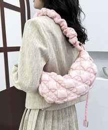 【2WAY】ポコポコシルエットが可愛い♪シャーリングショルダーバッグ
