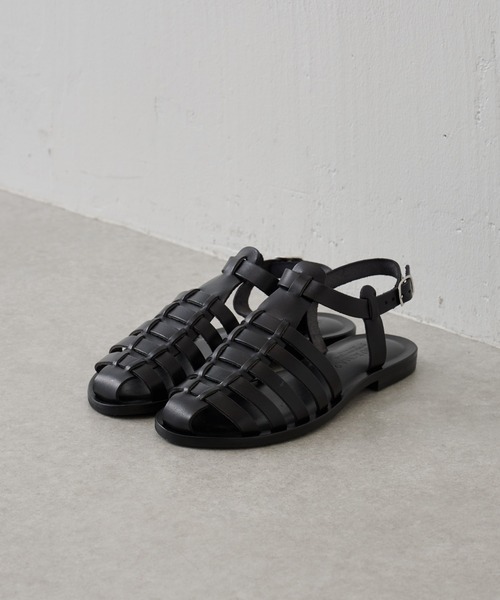 BEARDSLEY（ビアズリー）の「《CORSO ROMA 9・35～39サイズ》グルカサンダル（サンダル・レディース・ブラック/キャメル・36/37/38/39/35）」の4枚目の写真