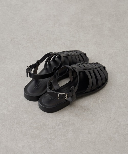 BEARDSLEY（ビアズリー）の「《CORSO ROMA 9・35～39サイズ》グルカサンダル（サンダル・レディース・ブラック/キャメル・36/37/38/39/35）」の8枚目の写真