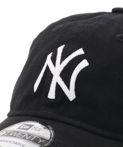 NEW ERA(ニューエラ)の「ニューエラ キャップ 9TWENTY MLBチェーンステッチロゴ(キャップ・メンズ・ブラック/ライトグリーン・FREE)」の7枚目の写真