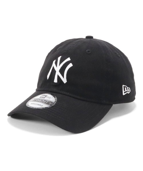 NEW ERA(ニューエラ)の「ニューエラ キャップ 9TWENTY MLBチェーンステッチロゴ(キャップ・メンズ・ブラック/ライトグリーン・FREE)」の3枚目の写真