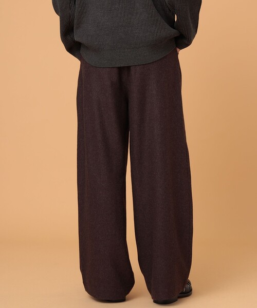 BEAMS LIGHTS（ビームスライツ）の「BEAMS LIGHTS / フランネル ディーププリーツ ワイドパンツ（その他パンツ・メンズ・グレー/ブラウン・SMALL/MEDIUM/LARGE）」の21枚目の写真