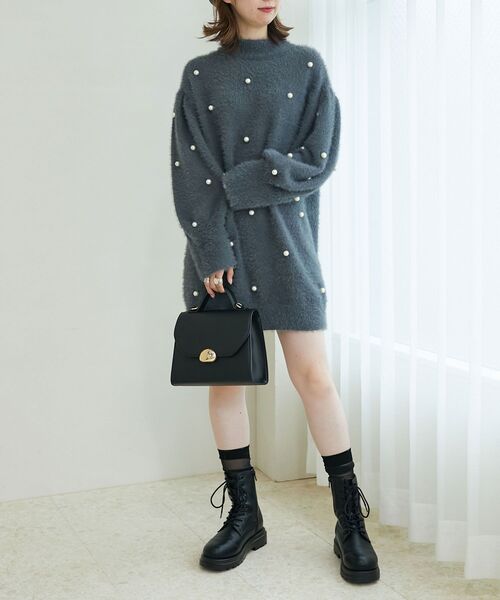 MAJESTIC LEGON(マジェスティックレゴン)の「【WEB限定XLサイズあり】タンクソールレースアップブーツ(ブーツ・レディース・ブラック/ホワイト・X-LARGE/SMALL/MEDIUM/LARGE)」の13枚目の写真