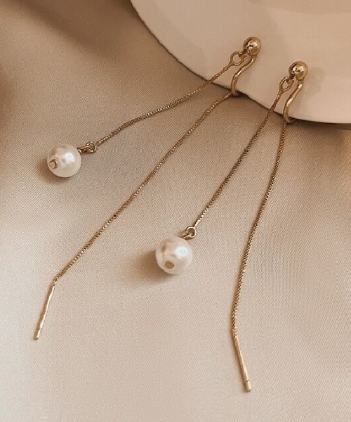 Ritomo De Ricco(リトモ・デ・リコ)の「落ちにくい!痛くなりにくいピアス風ロングチェーンイヤリング(イヤリング・レディース・A/B・FREE)」の15枚目の写真