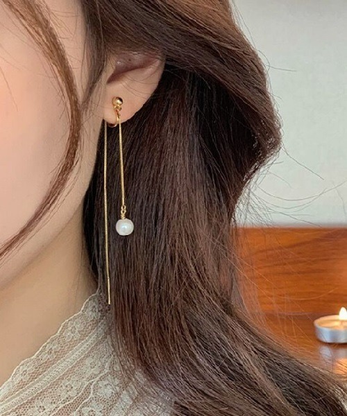 Ritomo De Ricco(リトモ・デ・リコ)の「落ちにくい!痛くなりにくいピアス風ロングチェーンイヤリング(イヤリング・レディース・A/B・FREE)」の14枚目の写真