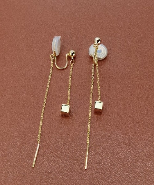 Ritomo De Ricco(リトモ・デ・リコ)の「落ちにくい!痛くなりにくいピアス風ロングチェーンイヤリング(イヤリング・レディース・A/B・FREE)」の16枚目の写真