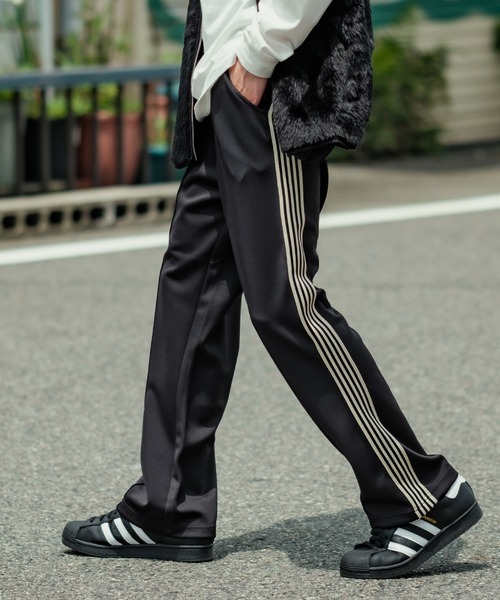 improves（インプローブス）の「【UAU】ライントラック パンツ セットアップ対応（その他パンツ・メンズ・ネイビー/ブラウン/ブラック/グレー/ラベンダー/ストライプ/ダークブラウン/ホワイト・SMALL/MEDIUM/LARGE）」の9枚目の写真