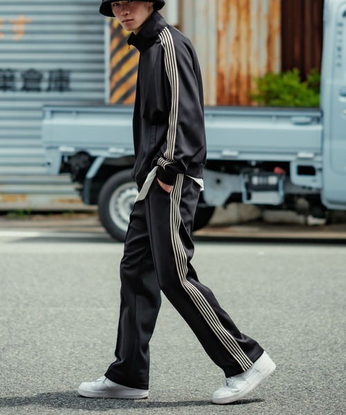 improves（インプローブス）の「【UAU】ライントラック パンツ セットアップ対応（その他パンツ・メンズ・ネイビー/ブラウン/ブラック/グレー/ラベンダー/ストライプ/ダークブラウン/ホワイト・SMALL/MEDIUM/LARGE）」の14枚目の写真