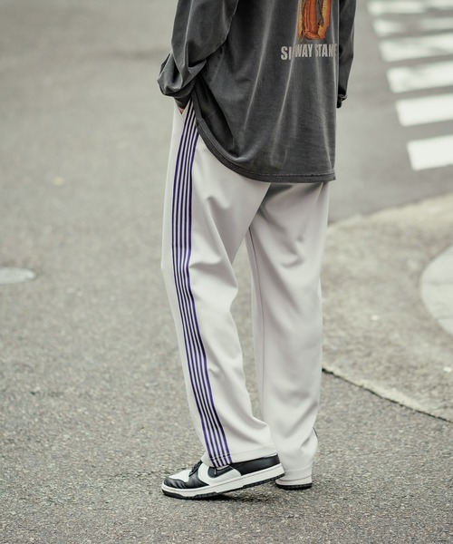 improves（インプローブス）の「【UAU】ライントラック パンツ セットアップ対応（その他パンツ・メンズ・ネイビー/ブラウン/ブラック/グレー/ラベンダー/ストライプ/ダークブラウン/ホワイト・SMALL/MEDIUM/LARGE）」の16枚目の写真