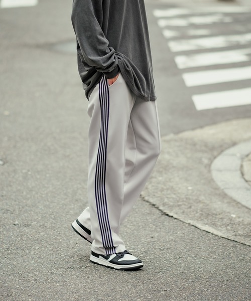 improves（インプローブス）の「【UAU】ライントラック パンツ セットアップ対応（その他パンツ・メンズ・ネイビー/ブラウン/ブラック/グレー/ラベンダー/ストライプ/ダークブラウン/ホワイト・SMALL/MEDIUM/LARGE）」の18枚目の写真