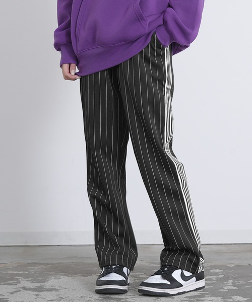 最終価格 トリオンフ トラックパンツ ベルベットジャージー セットアップ パンツ セール】【UAU】ライントラック パンツ セットアップ対応
