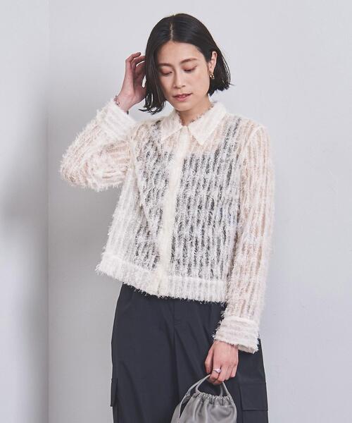 UNITED ARROWS - UNITED　ARROWS　ユナイテッドアローズ　フェザー チュール シャツ UNITED ARROWS（ユナイテッドアローズ）の「フェザー チュール シャツ