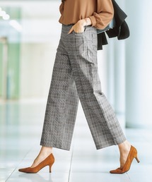 【ウエストすっきり伸び伸び】アクティブストレッチセミワイドパンツ