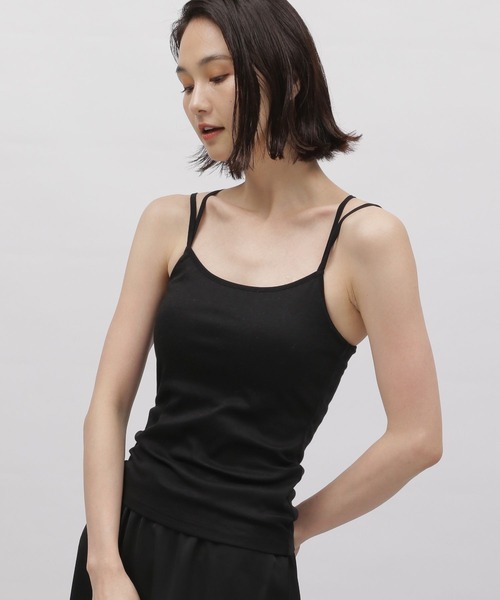 LAKOLE（ラコレ）の「カップ付きキャミ / 972296（キャミソール・レディース・ブラック/グレー/オフホワイト/カーキ・SMALL/MEDIUM）」の3枚目の写真